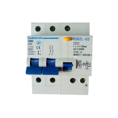 중국 GSB2L-63 Electric Circuit Breaker 3p 4p Earth Leakage Pv Mini 판매용