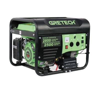 China Gasoline Generator Electric Start With Battery 2KW 4 Stroke 220V 50HZ Single Cylinder for sale