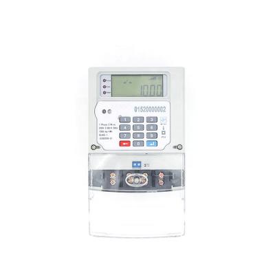 China electricity meter power meter three phase smart prepaid energy meters en venta