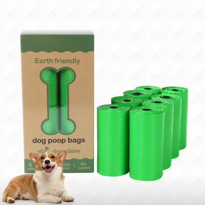 China Sustainable Disposable Pet Waste Dog Poop Bag Biodegradable Custom Printed for sale