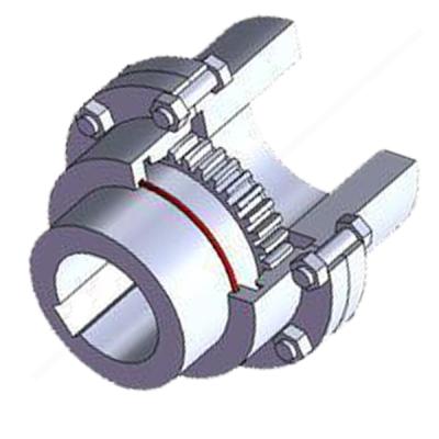 China GICLZ Industrial Equipment One Side Tooth Drum Gear Coupling for sale