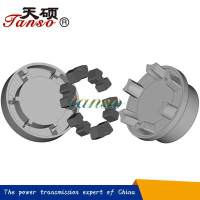 China Diesel Engine H Type Flexible Coupling with Rubber Elastomer for sale