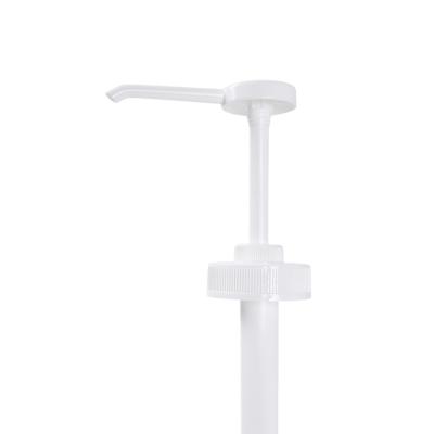 China Hot Selling Plastic Beverage Pump Dispenser Fits Most Jugs 67-400 Gallon Closure Size Syrup Pump for sale