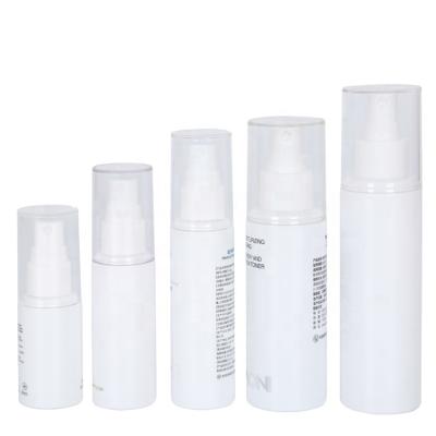 China 30ml-50ml-60ml-120ml-150ml Cosmetic Bottle PET Clear Water Spray Mist Bottle Refilling Cosmetics OEM Plastic Spray Bottle for sale