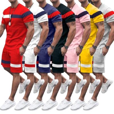 China Anti-Wrinkle New Summer Jogger Shorts Set Corduroy Summer Over All Sized Custom Casual Wear Men's Logo Shorts Set for sale