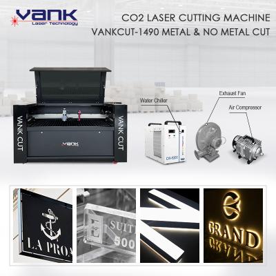 China Water Cooled Multi Laser Cutter vankCut-1390 Non CO2 Laser Metal& Metal Cutting Machine for sale