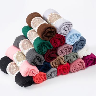 China Factory 2020 LadiesTwill Latest Luxury Printed Scarf Women Cotton Hijab Scarves Korean Full Tassel Shawls for sale