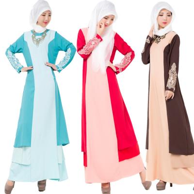 China 100%Polyester Middle East Prayer Clothes Muslim Women Abaya Prayer Formal Dress for sale