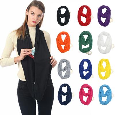 China Round Elegant Personalized Infinity Scarf Knitted Snood Scarf Knit Winter Scarf for sale