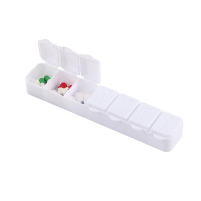 China 2022 hot wholesale seven day weekly organizer 7 day tablet holder storage container AM P.M. 7 day pill box with logo for sale