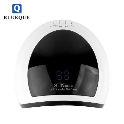 China New BLUEQUE Smart Led Nail Lamp 96W UV Led Gel Nail Lamp For Salon Manicure H3 PLUS for sale