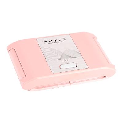 China 2019 BLUEQUE Newest Rechargeable UV Nail Led Lamp Nail Dryer Home Used 3T for sale