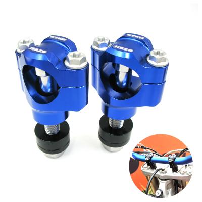 China None Motorcycle Handlebar Clamp CNC Aluminum Alloy Bar Clamps 1 1/8