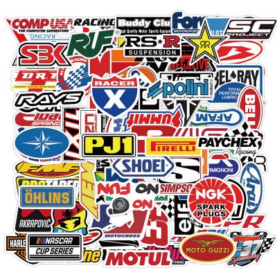 China 20pcs/set PVC Cartoon Stickers Motorcycle Decals For Motorcycle Helmet Laptop Suitcase Skateboard Guitar Graffiti Stickers for sale