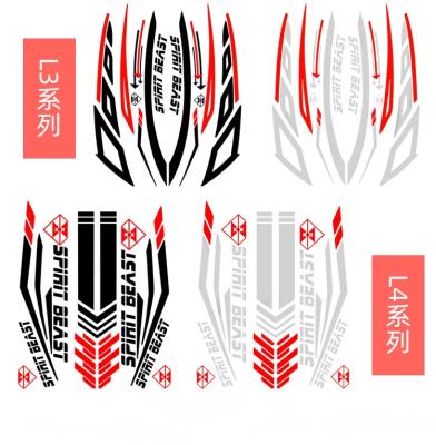 China Pegatinas Epoxy Cool Protector Motocross Stickers Motorcycle Sticker Moto Feul Motorcycle Sticker Paste Double Personal Color for sale