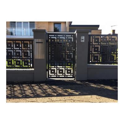 China China Modern Decorative Laser Cut Metal Front Garden Fencing Screen and Door Panels Factory for sale