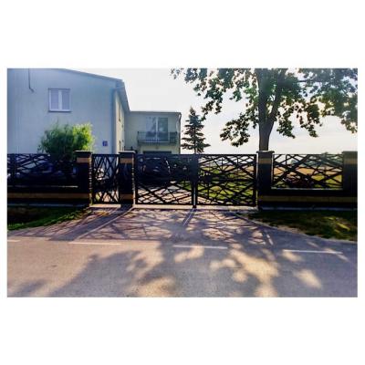 China Easily Assembled Decorative Perforated Aluminum Panels Architectural Exterior Garden Panel Laser Cut Metal Fences for sale