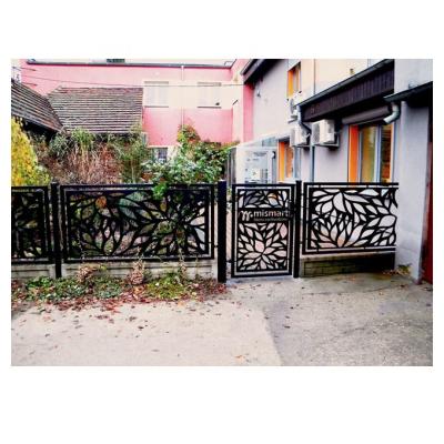 China Easily Assembled Decorative Laser Cut Metal Privacy Screens Garden Fence Panel for sale