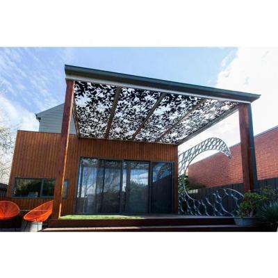 China Customer Decorative Metal Screens Creative Patio Cover Design for sale