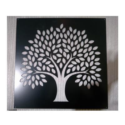 China Laser Cut Metal Tree Eco - Friendly Decorative Wall Art Interior Decoration for sale