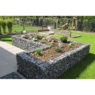 China Basic assembly welded gabion Raised-beds/Gabions for planting | Gabion baskets and garden design for sale