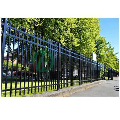 China China Manufacturer Easily Assembled Zinc Steel Tubular Fencing Panel For Brick Wall Fences, Top Spear Metal Tubular Fence for sale