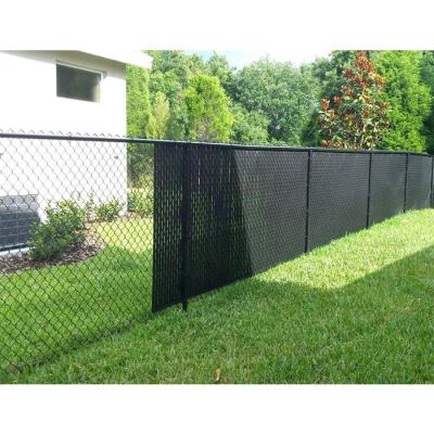 China Easily Assembled Fence-Temporary PVC Chain Link Wire Privacy Security Fence for sale