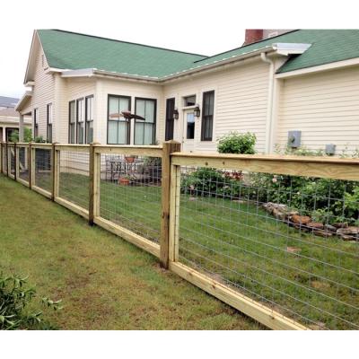 China Easily Assembled Lawn Fence / Hog Wire Panel Deck Railing Barrier for sale