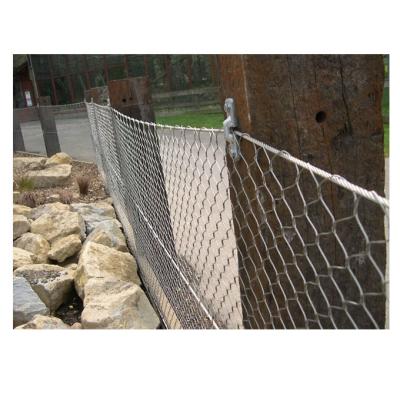 China Corrosion Resistance Stainless Steel Wire Rope Mesh Plant Trellis, Fencing Infill or Construction Building Facade Safety Net for sale