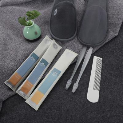 China Home Hotel Spa Hotel Amenities Shampoo Slipper Travel Good Quality We Western Hospitality Supply Star Disposable Gel Travel Set Body OEM Customized client for sale