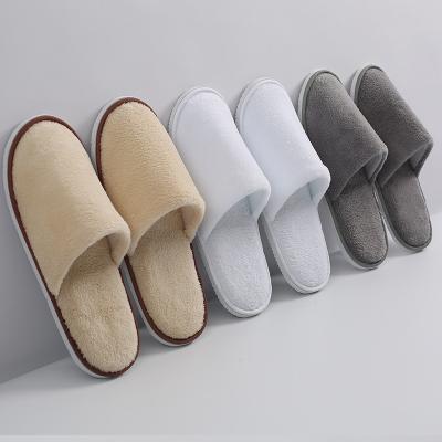 China Hotel/Travel/Indoor Professional Home Products Manufacturing Designer Slippers Comfortable Towel Towel Customized Hotel Slippers for sale