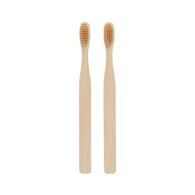 China Wholesale 100% Disposable Biodegradable Natural Bamboo Wooden Handle Hotel Bamboo Toothbrush for sale