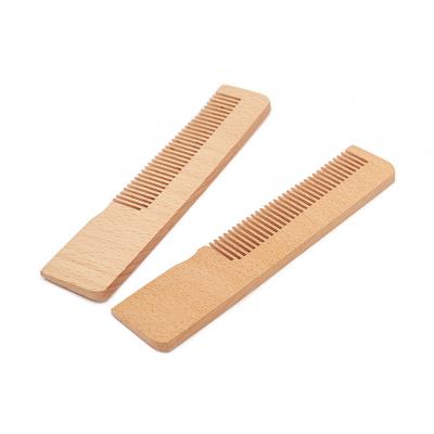 China Hot sale eco-friendly custom made wood lice hotel logo home spa hotel logo wooden bamboo hair removal comb travel wholesale for sale