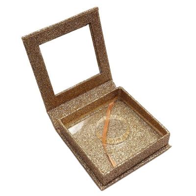 China Custom Reused Materials IDEAR Wholesale Price Fin Square Lid Boxes With Logo Eyelash Packaging Gift Box for sale