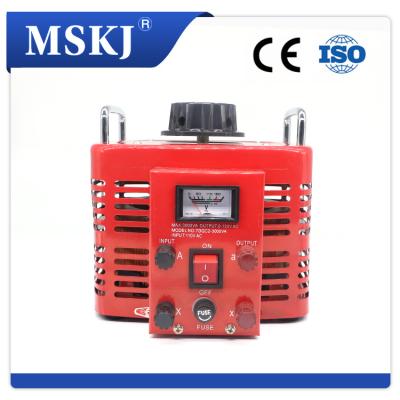 China Public Installation TDGC2-3KVA Voltage Regulator Manual Automatic Voltage Regulator for sale