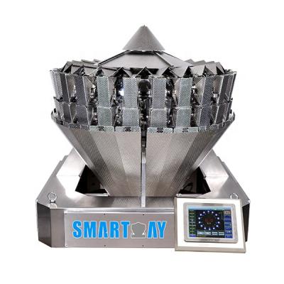 China Food Wholesale Price Small 24 Head Mixing Nuts / Dry Fruit Multihead Weigher en venta