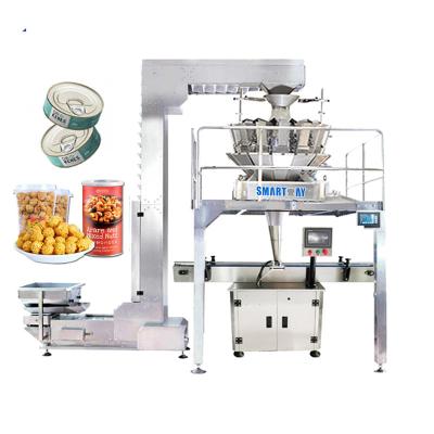 China Easy Operation Food Beverage Can Packing Machines Intelligent Automatic Filling Tin Can Sealing Machine For Tunas for sale