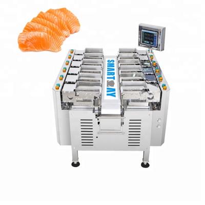 China Food CE 12 Head Linear Combination Weigher / Multihead Weigher For Pork / Meat / Chicken Meat for sale