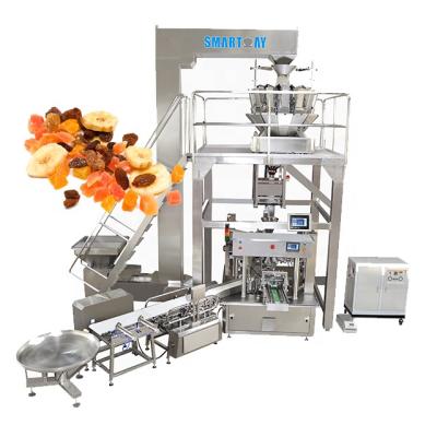 China Premade Bag Multifunctional Auto-Weighing Fruit Pouch Dry Packaging Machine For Glazed Figs for sale