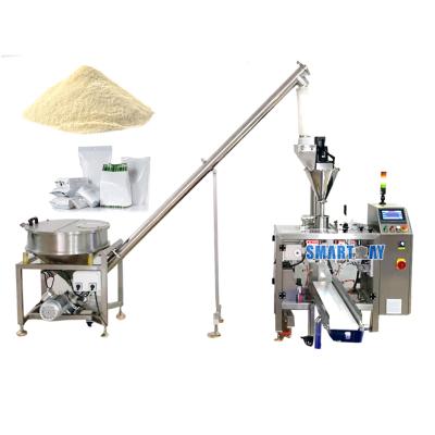 China Hardware/Software System Automatic Single Station Machine Food Rotary Filling Packing Machine For Buckwheat Powder Pre-made Bag for sale