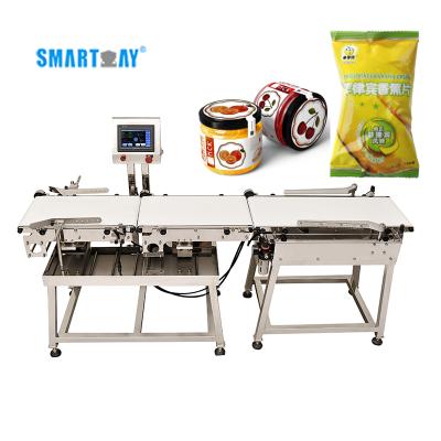 China CE High Accuracy Full Automatic Conveyor Belt In-line Full Automatic Touch Screen Pocket Check Weigher Food Packing Machine 10< L< 370mm; 10< W< 300 millimeters for sale