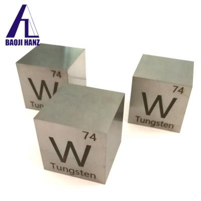 China Factory direct sales 99.95% OEM industrial cheap pure tungsten cube square pure tungsten cube block for sale