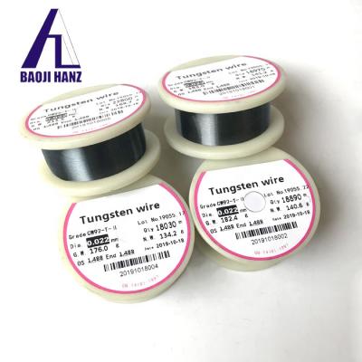 China High Quality Filament Filament Purity 15 Micron Black Tungsten Welding Resistance Wire for sale