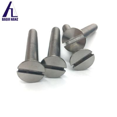 China Industry Straight Slotted Flat Head Screw Molybdenum Bolting for sale