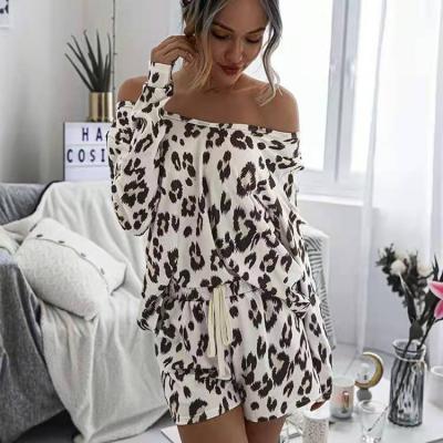 China New Arrival Summer QUICK DRY Women Plus Size Loosen Fashion Design Breathable Casual Wear Polyester O-neck Ladies Custom Pajamas for sale