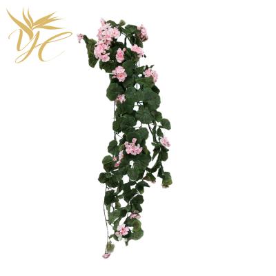 China Flowers 2019 Wholesale Artificial Begonia Silk Wedding Living Room Decoration Silk Rose Artificial Flowers for sale