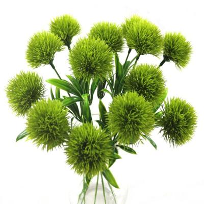 China Factory Direct Selling Artificial Flower Plastic Flower Wedding Decoration Single Dandelion Flower Ball for sale