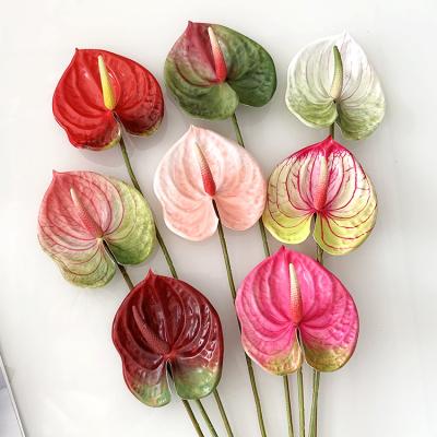 China ANTHURE PVC 3D Artificial Flowers On Hot Sale Wedding Home Decorative Flowers for sale