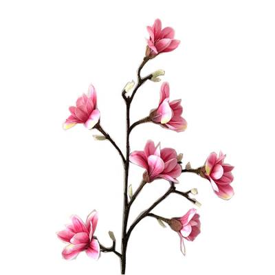 China High Quality Silk Artificial Flower Group Magnolia Flower Wholesalers Wholesalers Floral Wedding Party Home Decorations for sale