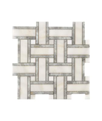 China Parquet Wall Decoration Strip Slab Canada Stone Mosaic for sale